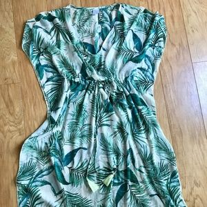 Palm Frond Bathing Suit Cover Up